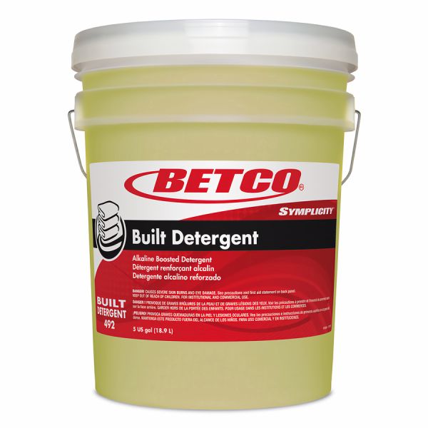 Betco Symplicity Built Laundry Detergent Concentrate Liquid - 640 fl oz (20 quart) - 1 Each - Brilliant Neon Yellow