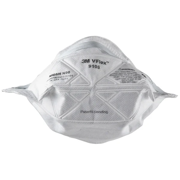 3M™ VFlex Particulate Respirators 9105 N95, White, Pack Of 50 Respirators