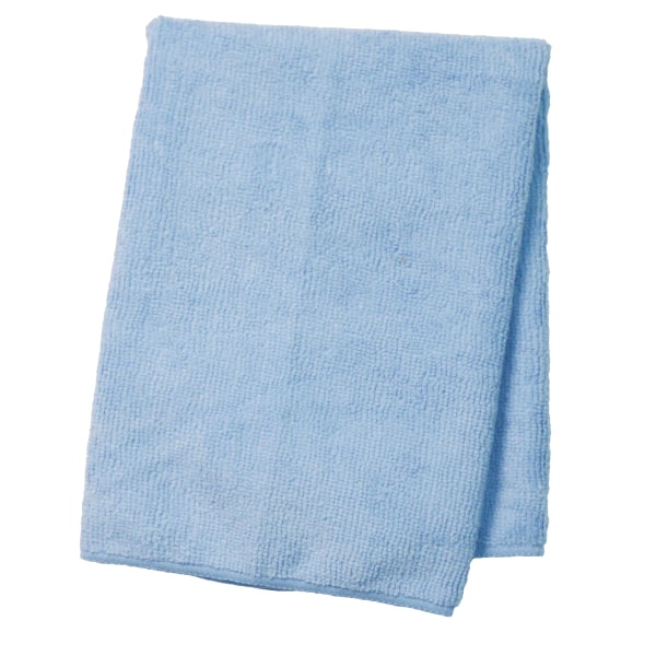 Wilen Standard Duty Microfiber Cloths 16", Blue, Pack Of 12