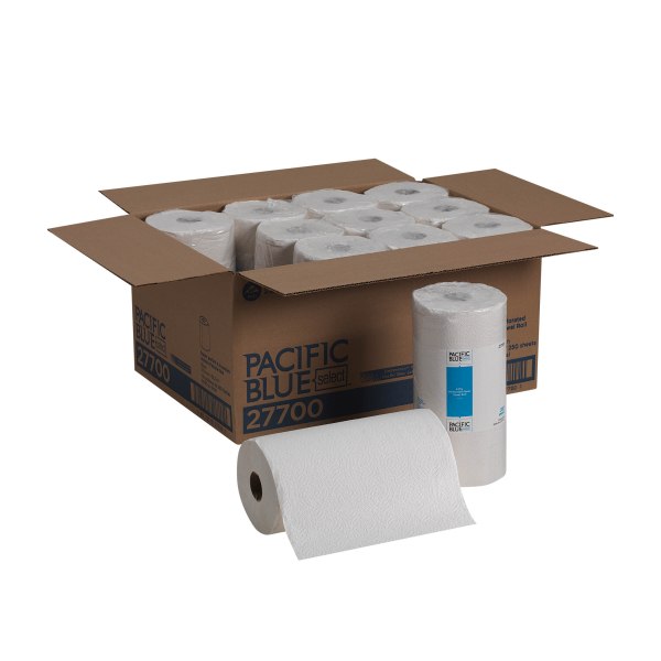 Pacific Blue Select™ by GP PRO 2-Ply Paper Towels, 250 Sheets Per Roll, Pack Of 12 Rolls