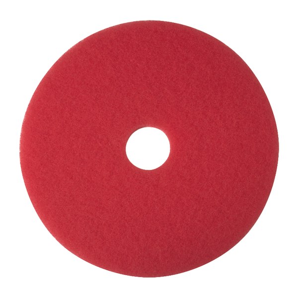 Niagara™ 5100N Buffing Floor Pads, 14" Diameter, Red, Case Of 5