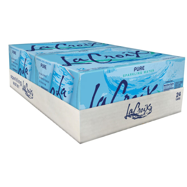 WPD LaCroix® Core Sparkling Water with Natural Pure Flavor, 12 Oz, Case of 24 Cans