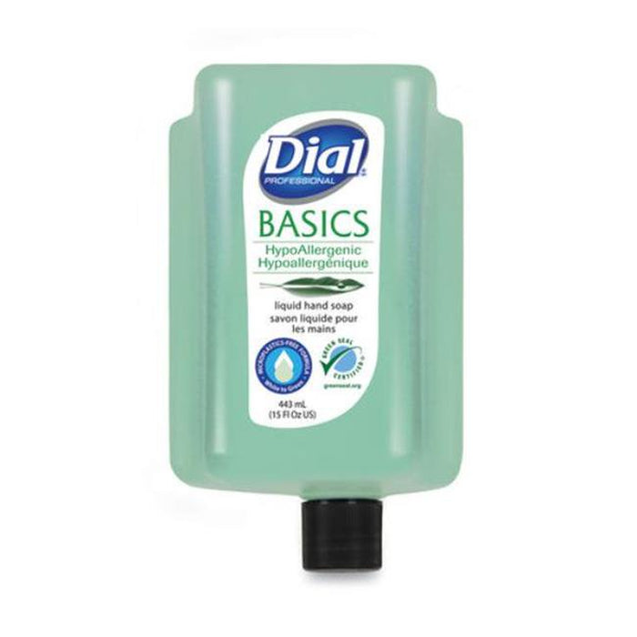 Professional 33827 Basics Mp Free Liquid Hand Soap, Unscented, 15 Oz Refill Bottle, 6/Carton