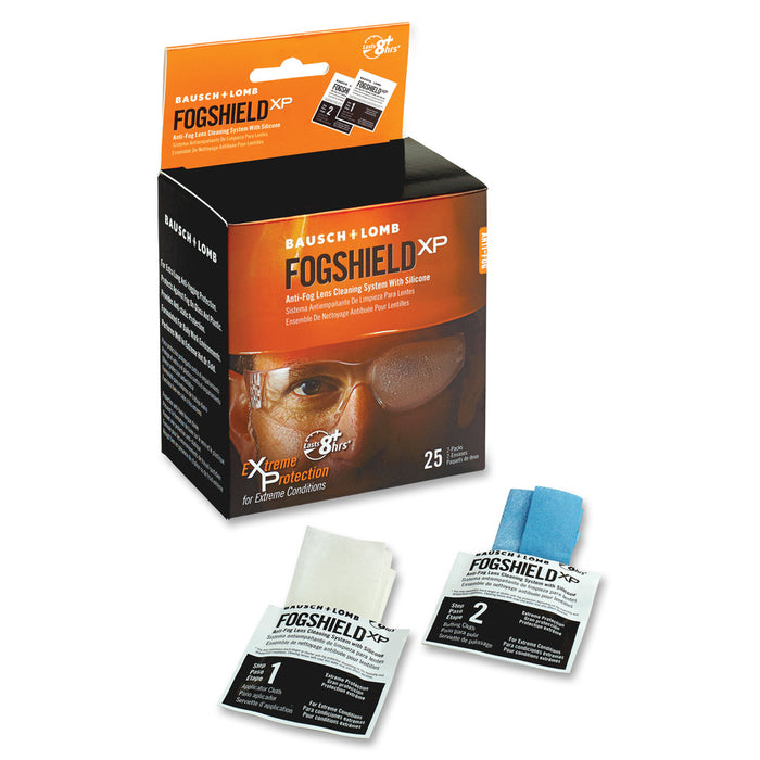 Bausch & Lomb Sight Savers® FogShield Disposable Lens Cleaning Station, 12 oz Bottle, 1,425 Tissues/Box