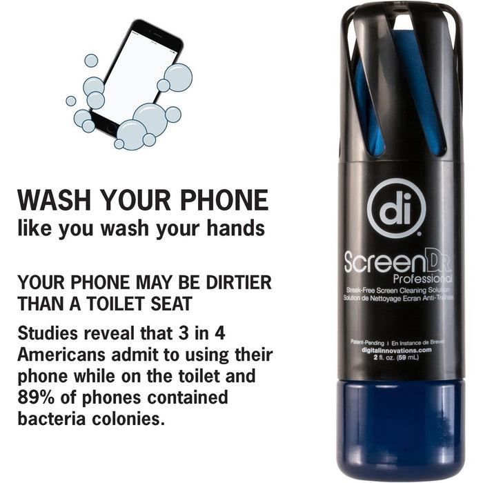 Allsop® ScreenDr 2oz. Screen Cleaning Kit For MP3 Player, Smartphone, Tablet, Display Screen, Electronic Equipment - 2 Fl Oz - Abrasion-Free, Streak-Free - MicroFiber - 1 Each