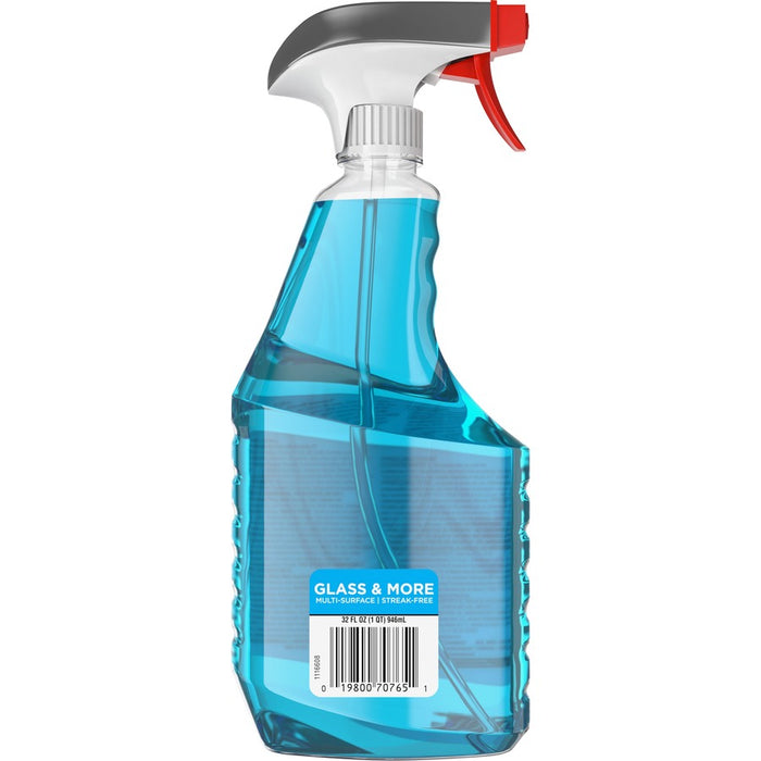 Windex® Glass & More Streak-Free Cleaner Spray - 32 Fl Oz (1 Quart) - 8 / Carton - Blue