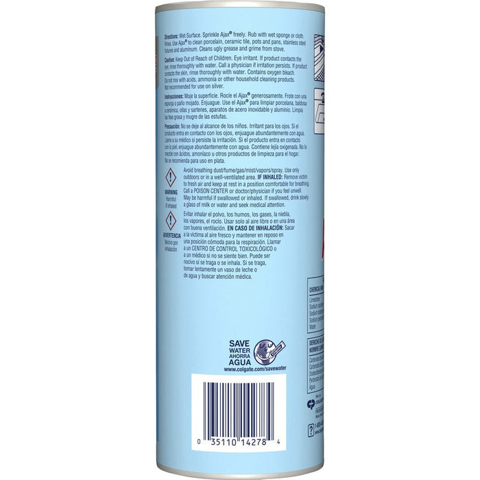 AJAX Oxygen Bleach Cleanser Powder - 21 Oz (1.31 Lb) - Pleasant Scent - 24 / Carton - Blue