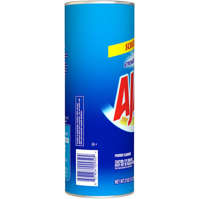 AJAX® Powder Cleanser With Bleach Powder - 21 Oz (1.31 Lb) - 12 / Carton - White