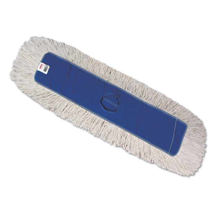 Rubbermaid® Commercial Dust Mop Heads, Kut-A-Way, White, 36 x 5, Cut-End, Cotton