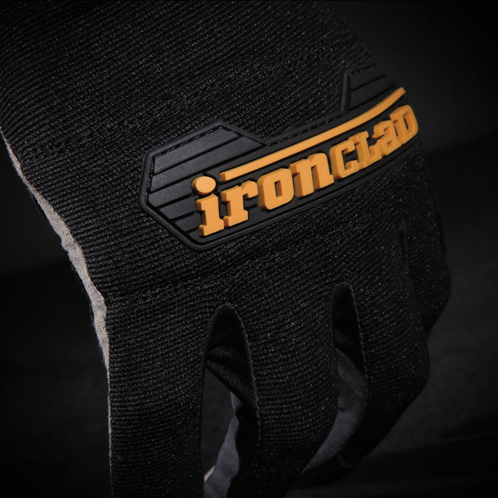 Ironclad General Utility Spandex Gloves, Black, Medium, Pair