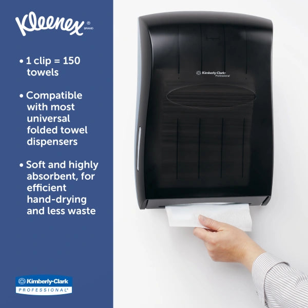Kleenex® Multi-Fold 1-Ply Paper Towels, Pack Of 1200 Sheets