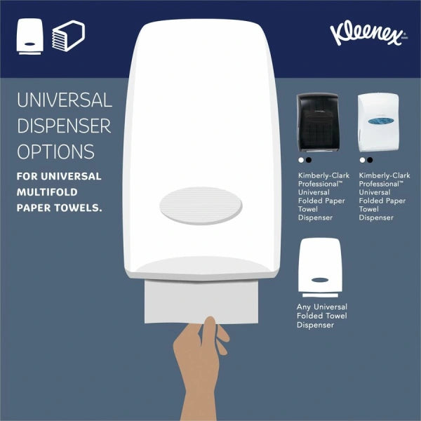 Kleenex® Multi-Fold 1-Ply Paper Towels, Pack Of 1200 Sheets