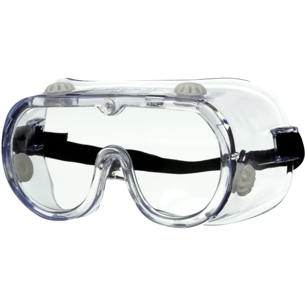3M™ Goggle Chemical Splash 91252H1-DC-10, Black Strap, Clear Lens 91252H1-DC-10, Black Strap, Clear Lens/EA