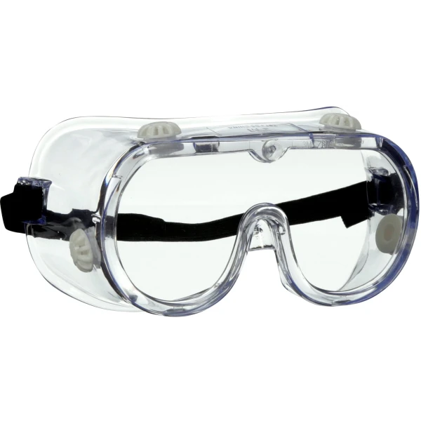3M™ Goggle Chemical Splash 91252H1-DC-10, Black Strap, Clear Lens 91252H1-DC-10, Black Strap, Clear Lens/EA