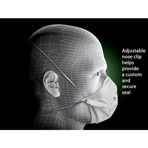 3M™ VFlex Particulate Respirators 9105 N95, White, Pack Of 50 Respirators