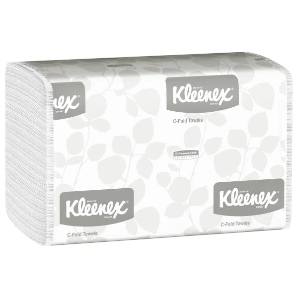 Kleenex® Professional C-Fold Paper Towels, 150 Sheets Per Pack, Case of 16 Packs