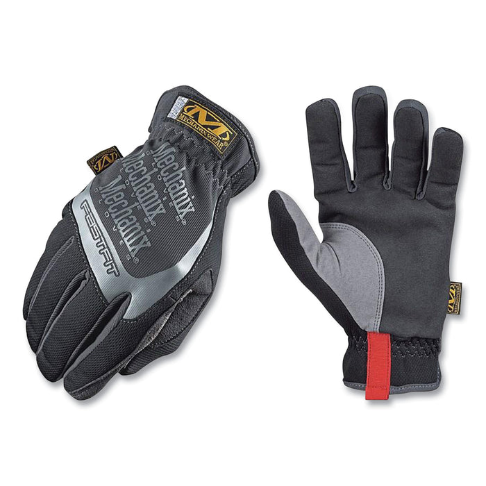 Mechanix Wear® FastFit Work Gloves, Black/Gray, Large
