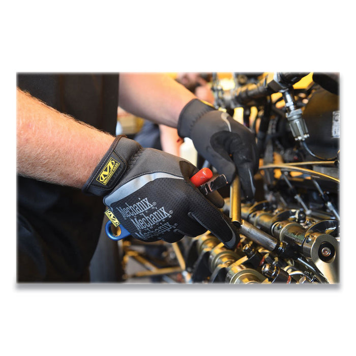 Mechanix Wear® FastFit Work Gloves, Black/Gray, Large