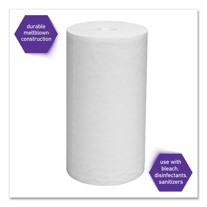 WetTask System Prep Wipers for Bleach/Disinfectants/Sanitizers Hygienic Enclosed System Refills W/Canister, 55/Rl,12 Roll/Ct