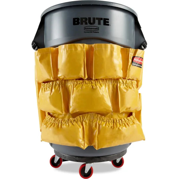 Rubbermaid® Brute® Caddy Bag, 20 1/2"H x 20"W, Yellow