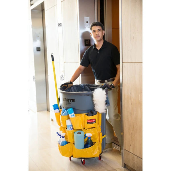 Rubbermaid® Brute® Caddy Bag, 20 1/2"H x 20"W, Yellow