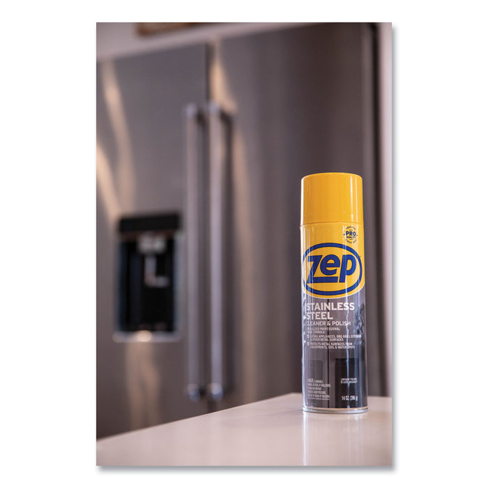 Zep Commercial® Stainless Steel Polish, 14 oz Aerosol Spray