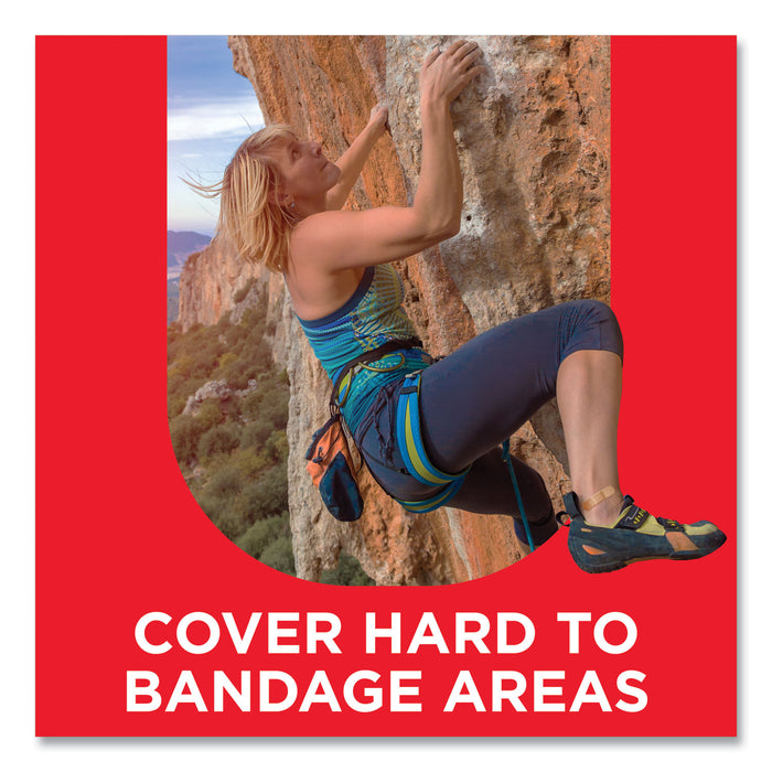 BAND-AID® Flexible Fabric Extra Large Adhesive Bandages 1.75 X 4, 10/Box