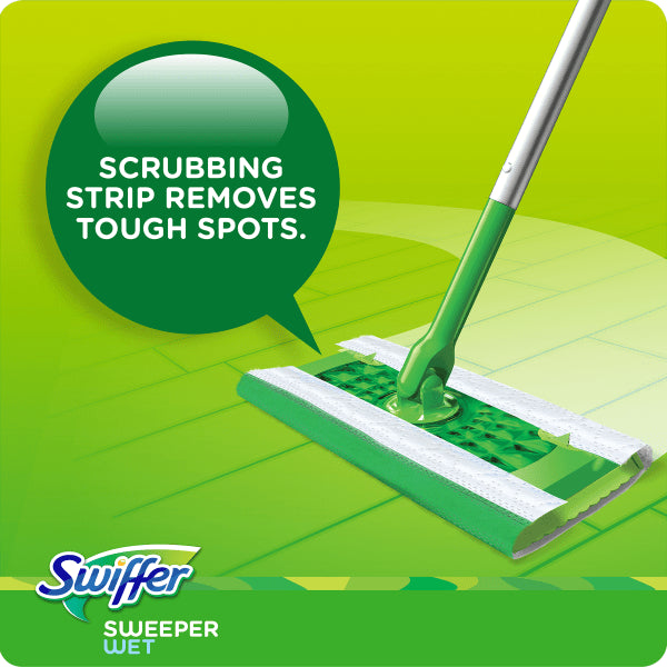 Swiffer® Sweeper Wet Multisurface Mopping Pads, Open Window Fresh Scent, 11 5/8" x 2 3/16", Pack Of 12