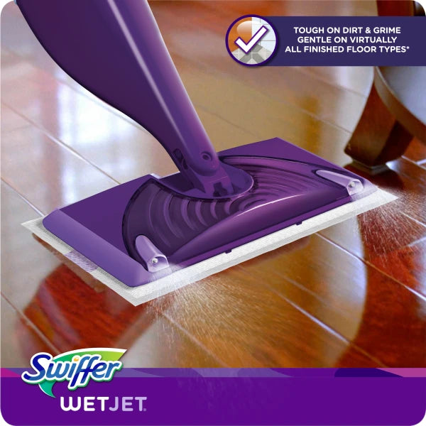 Swiffer® WetJet® Spray Mop Starter Kit, Purple/Silver