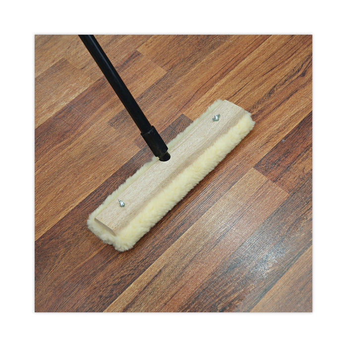 Mop Head, Finish Applicator, Lambswool, 16-Inch, White