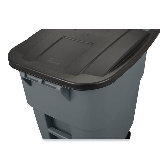 Rubbermaid® Brute® Big Wheel® Container, 50 Gallons, Gray