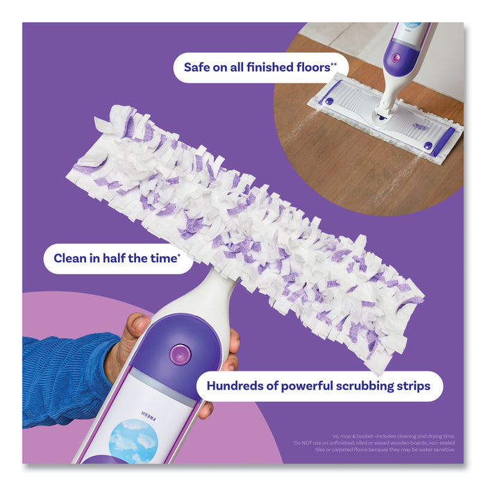 Swiffer® PowerMop Mopping Pads, 15.4 x 5.3, 8/Box, 2 Boxes/Carton