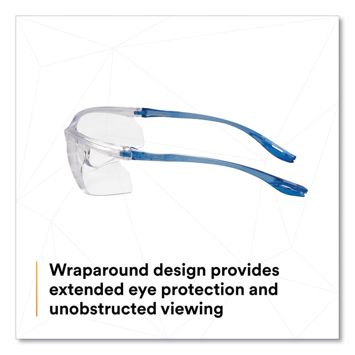 3M™ Virtua Sport CCS Protective Eyewear, Blue Plastic Frame, Clear Polycarbonate Lens/EA