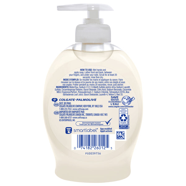 Softsoap Liquid Hand Soap Pump - Soothing Aloe Vera - Aloe Vera Scent - 7.5 Fl Oz (221.8 ML) - Pump Bottle Dispenser - Dirt Remover - Hand - Pearl - 6 / Carton
