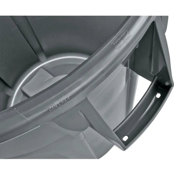 Rubbermaid® Heavy-Duty Recycling Container, 32 Gallons, 27" x 22" x 22", Blue