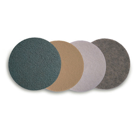 Natural Hog Hair Burnishing Floor Pads, 17" Diameter, Tan, 5/Carton