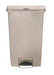 -1883460 Streamline Slim Step-On Plastic Trash Garbage Can, 18 Gallon, Beige