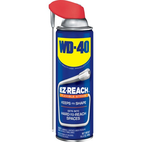 WD-40® EZ Reach Flexible Straw Lubricant 14.40 Fl Oz - Corrosion Resistant - 6 / Carton