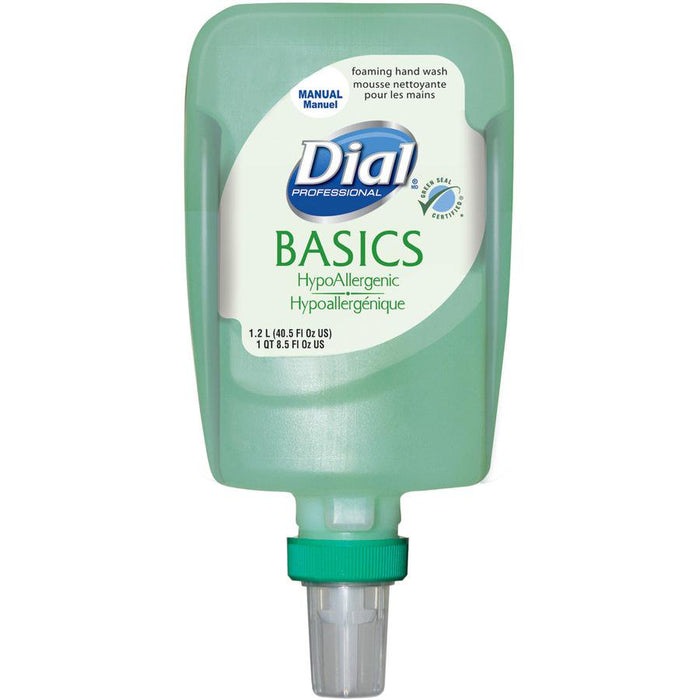 Dial, DIA16714, FIT Manual Refill Basics Foam Hand Wash, 3 / Carton, Green, 40.6 Fl Oz (1200 Ml)