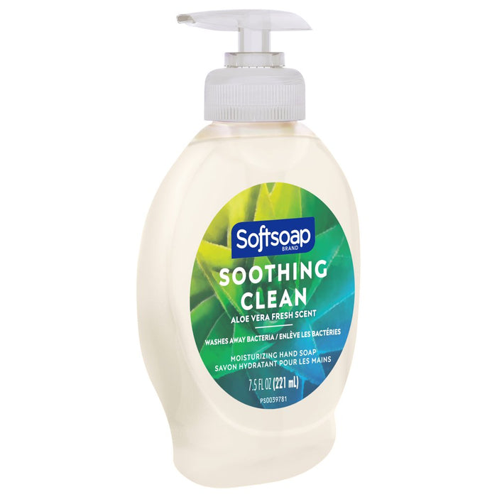 Softsoap Soothing Clean Liquid Hand Soap, Aloe Vera Scented Liquid Hand Soap, 7.5 Oz