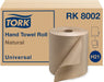 Tork Paper Hand Towel Roll Natural H21, Universal, 100% Recycled Fiber, 6 Rolls X 800 Ft, RK8002