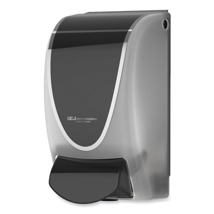 TRANSPARENT MANUAL DISPENSER, 1 L, 4.92 X 4.5 X 9.25, BLACK/CHROME, 15/CARTON | Bundle of 2 Cartons