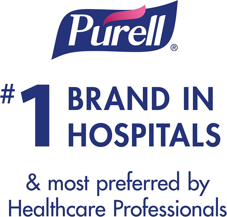 PURELL Advanced Hand Sanitizer Soothing Gel, Fresh Scent, 4 Fl Oz Travel Size Flip Cap Bottle (Pack of 24) - 9631-24