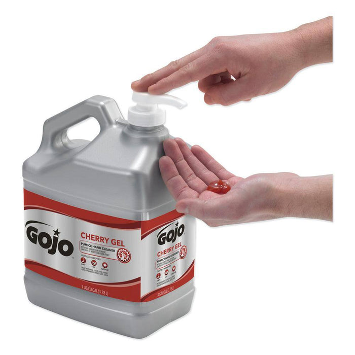 1 Gal. Cherry Scent Gel Pumice Hand Soap, Bottle, 2/Carton
