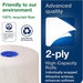 Tork High-Capacity Toilet Paper Roll White T26, Advanced, 2-Ply, 36 X 1000 Sheets, 110292A
