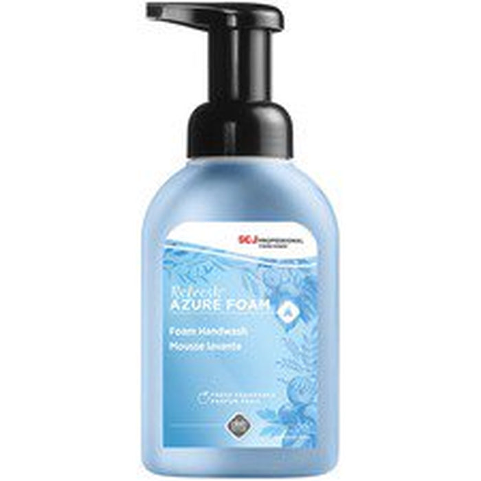 Fresh Apple Scent Foam Hand Soap - Fresh Apple Scent - 10 Fl Oz (295.7 Ml) - Pump Bottle Dispenser - Kill Germs, Dirt Remover - Hand - Blue - Anti-Irritant - 1 Each | Bundle of 5