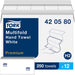 Tork Multifold Hand Towel White, Premium Quality, 250 Towels per Pack, 12 Packs, Fits H2 Towel Dispensers