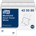 Tork Multifold Hand Towel White, Premium Quality, 250 Towels per Pack, 12 Packs, Fits H2 Towel Dispensers
