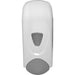 Foam-Eeze Foam Soap Dispenser - Manual - 1.06 Quart Capacity - Refillable, Site Window, Durable - Gray, White - 1Each