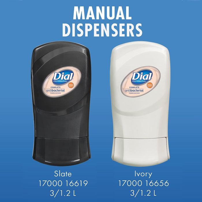 Dial, DIA16619, FIT Manual Foam Soap Dispenser, 1 Each, Slate, 1.27 Quart